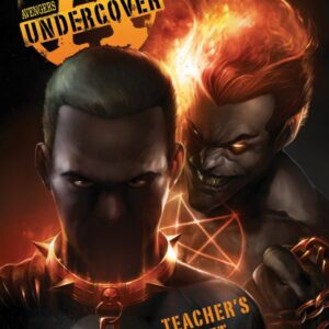 Dark and mysterious superhero cover for comic, Avengers Undercover #2